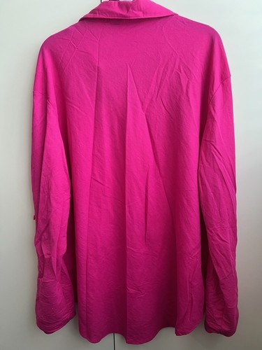 Primark Size 14-16 Pink Beach Cover Up Shirt - Picture 6 of 6