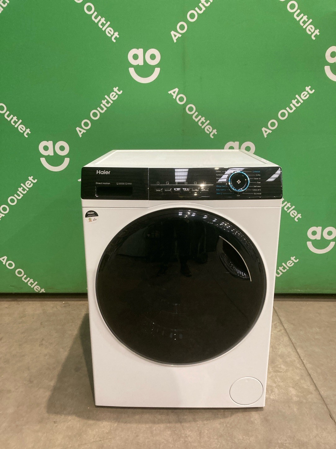 Haier Washer Dryer 10kg/6kg 1400rpm - White - D Rated HWD100-B14939 #LF116897