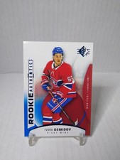 Ivan Demidov 'Blue' Rookie Authentics 2025-26 SP Upper Deck Hockey #137