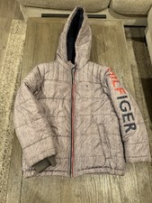 Tommy Hilfiger Youth Boys Medium 10/12 Steel Gray Puffer Jacket