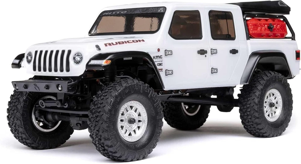 Durable RC Jeep Gladiator Crawler - 1/24 Scale, 4 Wheel Drive, Complete Kit - Image 3 of 4