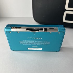 Nintendo 3DS Handheld Console Aqua Blue CTR-001 USA Tested Working Charger
