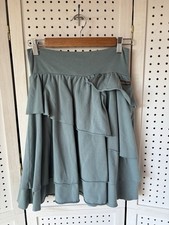 Matilda Jane Character Counts Tiered Skirt Teal Blue Women s M Casual Boho