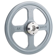 Cast Iron 10.75" Single Groove Pulley Belt A Section 4L 1-1/8" Sheave Bushing