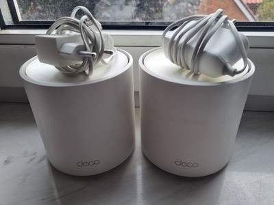 TP-Link Deco X50 (EU) Version 1.0 Doppelpack, Inkl. Netzteil und LAN Kabel, Weiß