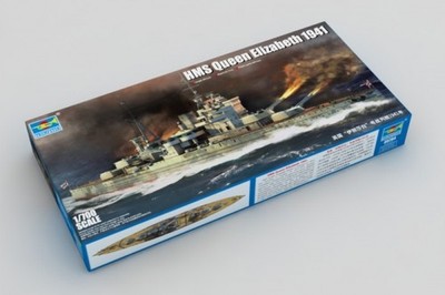 1:700 TRUMPETER KIT Hms Queen Elizabeth 1941 TR05794 Modellbau