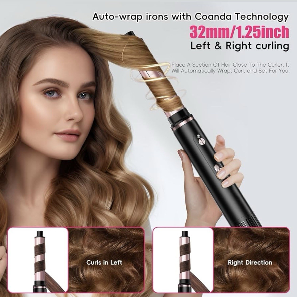 SKIMI Hair Dryer Brush Blow Dry Brush, Multi-Hot Air Styler with 110000RPM Br...