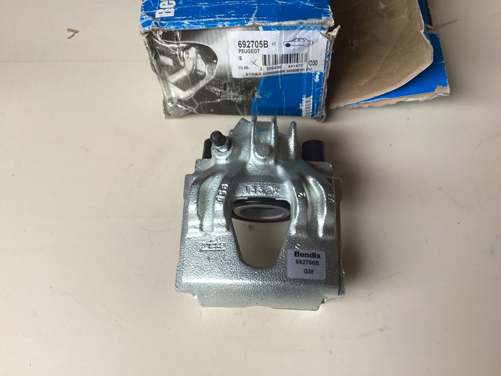 Étrier de frein avant gauche Bendix 692705B d'origine pour Peugeot 106