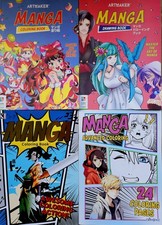 ArtMaker Manga Drawing  Coloring Set Plus 2 Additional Coloring Books New