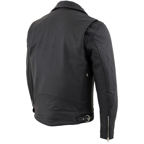 Milwaukee Leather Men's Classic Premium Leather Motorcycle Biker Riders Jackets - Bild 11 von 11