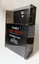 Vintage Timex Watches Mini Alarm Clock Counter Top Store  Display