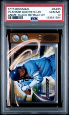 2025 Bowman Vladimir Guerrero Jr. - Anime Black Refractor /10 - PSA 10 - POP 1