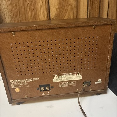 Sony Am/Fm TV L.TV H WB 3 BandsModel ICF - 9660W
