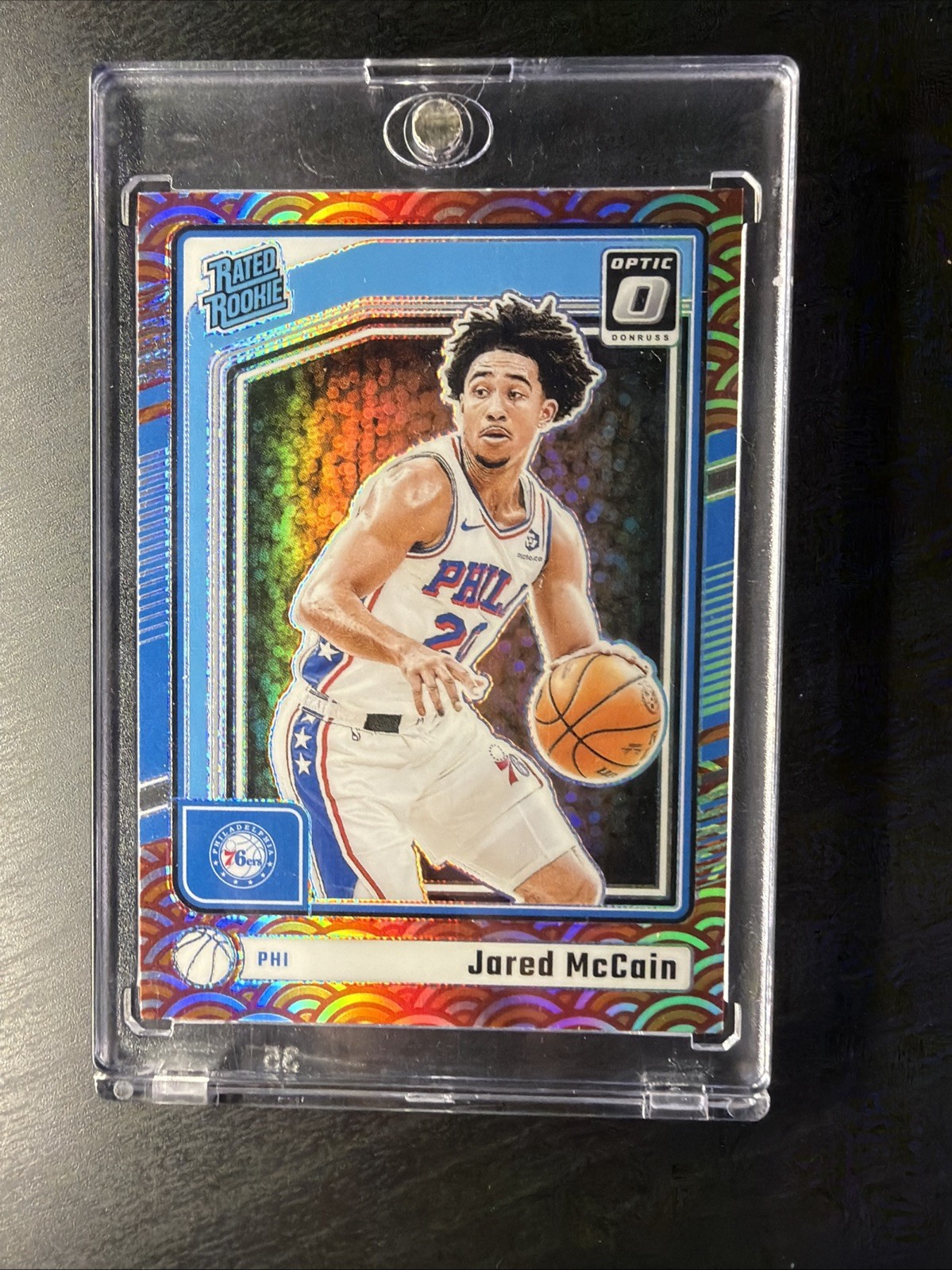 2024-25 Panini Donruss Optic - Rated Rookie Jared McCain #270 Photon Prizm (RC)