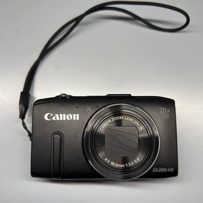 Canon PowerShot SX280 HS 12.1MP Digital Camera - Black for sale