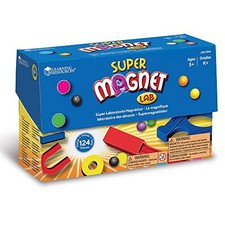 Learning Resources Super Magnet Lab Kit, 124 ...
