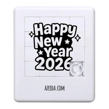 'Happy New Year 2026' Sliding Puzzle (PZ00039387)