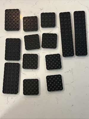 Vex Iq Robotics Plates Black 4x8 (1)  4x6  (2) 4x4 (8) 3x12 (2)