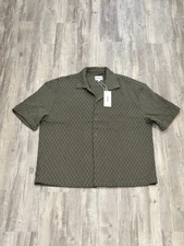Rhythm Woven Vibrations Shirt - Relaxed - Olive Green - Men's XL New With Tags