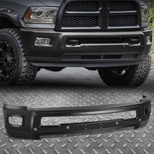 Front Black Bumper Face Bar W Fog Lamp Holes For 10-18 Dodge Ram 2500 3500 Front Black Bumper Face Bar W Fog Lamp Holes For 10-18 Dodge Ram 2500 3500