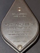 Vintage Irwin Metal Chalk Line / Plumb Bob Made In The USA Like New