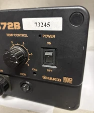 Hakko 472B Desoldering Station  - Powers on - cannot test AS IS