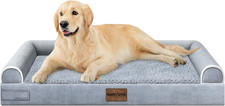 Large Dog Bed Orthopedic Washable: Beds Bolster XL Bed Large Big Dogs Memory Foa