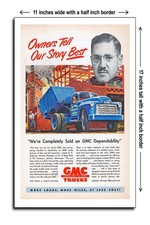 1950 Gmc Truck Owners Tell Our Story Best - 11x17 Poster 1950 Gmc Truck Owners Tell Our Story Best - 11x17 Poster