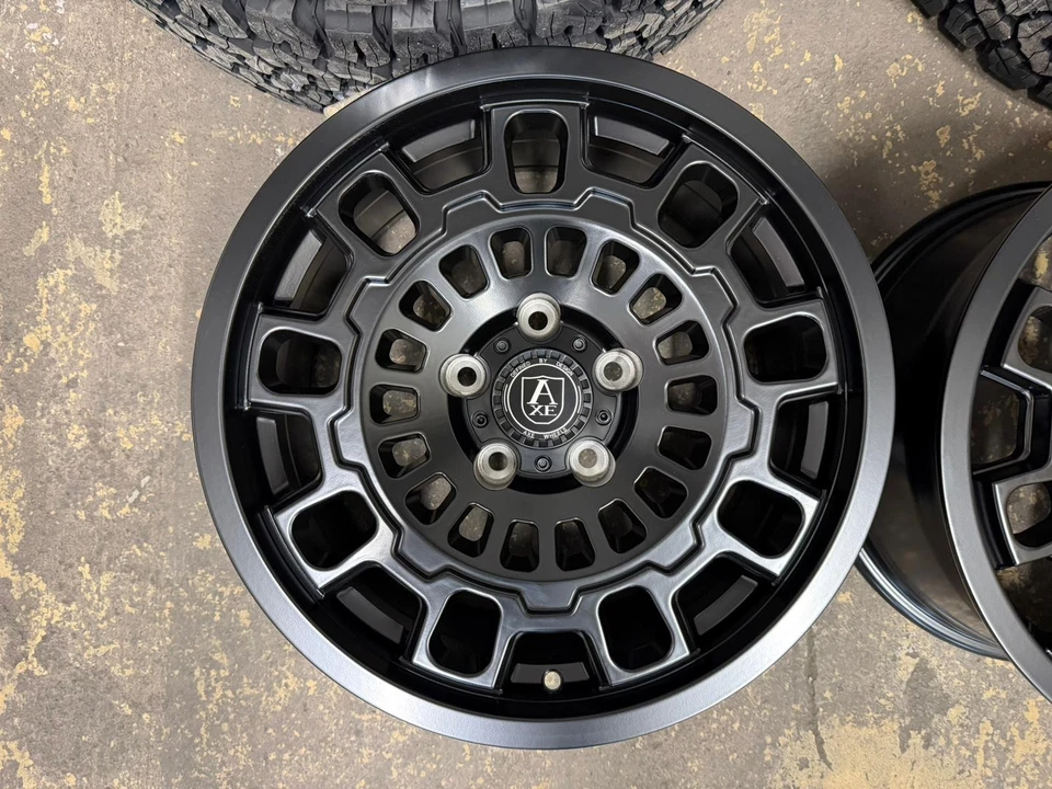 VW Transporter T5 T6 17” Wheels & Tyres Axe EX38 Swamper 245/65R17 BFGoodrich - Image 3 of 4