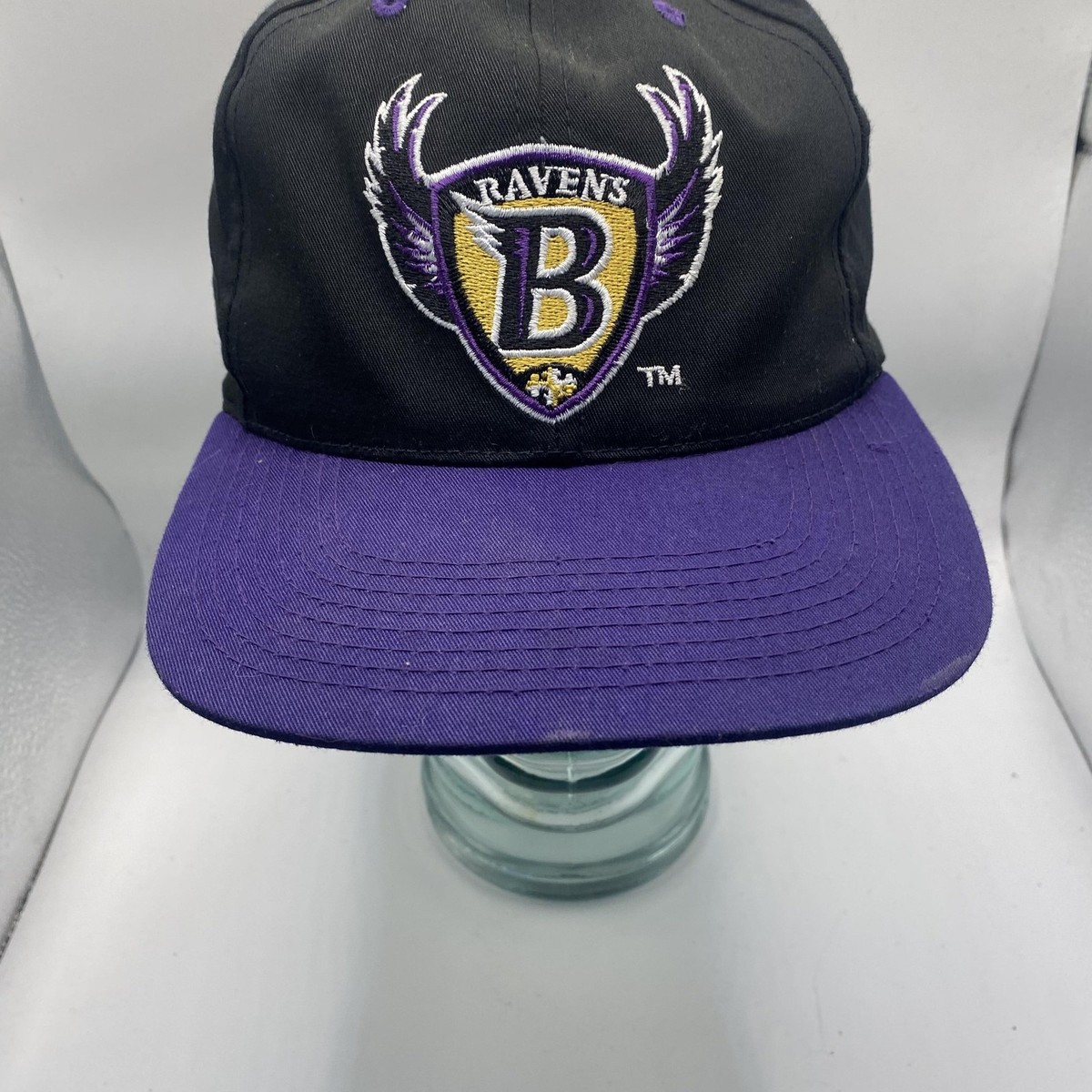 Baltimore Ravens Flying B Logo 7 Athletic Hat Cap Snapback Mens