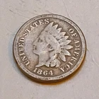 Copper Nickel variety 1864 Indian Head cent Circulated Philadelphia US Coin