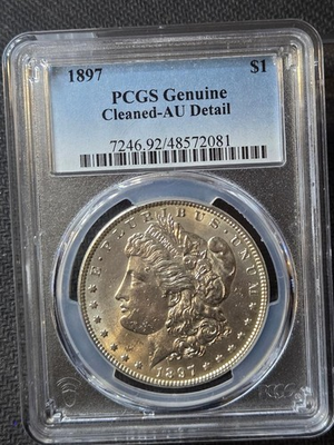 #ad #ad PCGS 1897 Morgan AU Detail $95.00