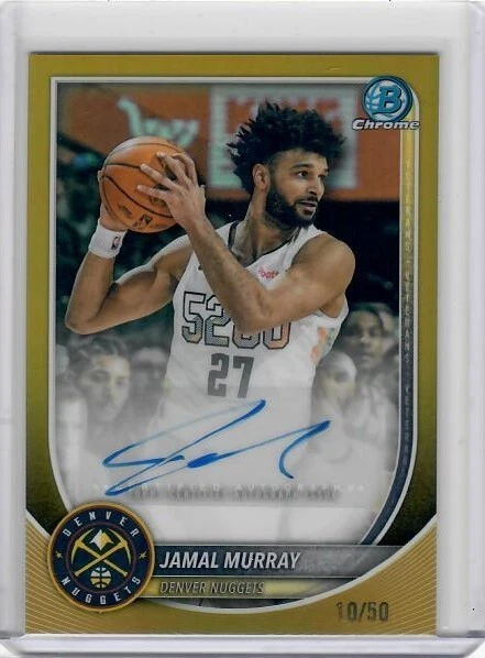 Jamal Murray Basketball Original Autographed Sports Trading Cards Jamal Murray Basketball Original Autographed Sports Trading Cards