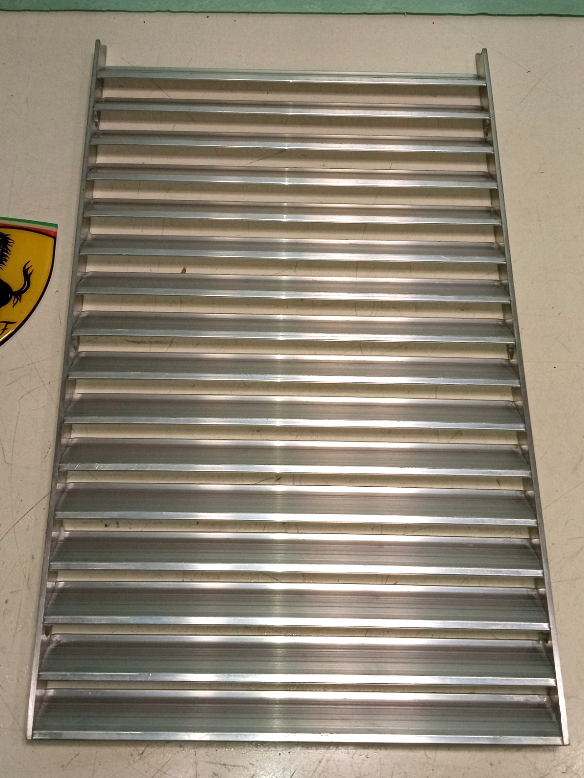 Ferrari 288 GTO Rear Trunk Boot Lid Center Central Grille_61396300_NEW GENUINE