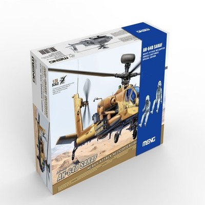 MENG QS-005/S 1/35 AH-64D SARAF HEAVY ATTACK HELICOPTER (ISRAELI AIR FORCE)