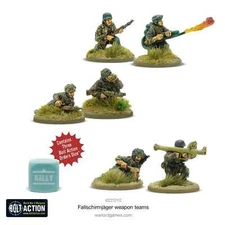 German Fallschirmjäger Weapons Teams Bolt Action Warlord Games