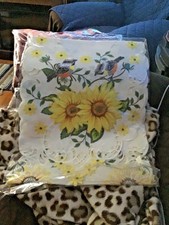 Brand New in Package. Sunflowers Birds Table Runner.