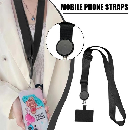 2025 Universal Crossbody Patch Cell Phone Lanyards C3K5 Phone Strap UK Rope U2L6 - Photo 2 sur 9
