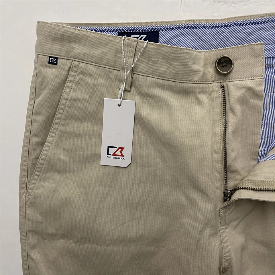 Новый с Ярлыками Cutter & Buck 32 x 10» Becket короткий камень 100% хлопок саржи MCB00079 - Изображение 3 из 4