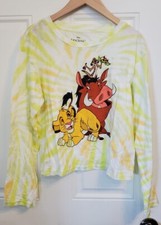 The Lion King Girls Long Sleeve Tie Dye T-Shirt - MEDIUM - SIMBA