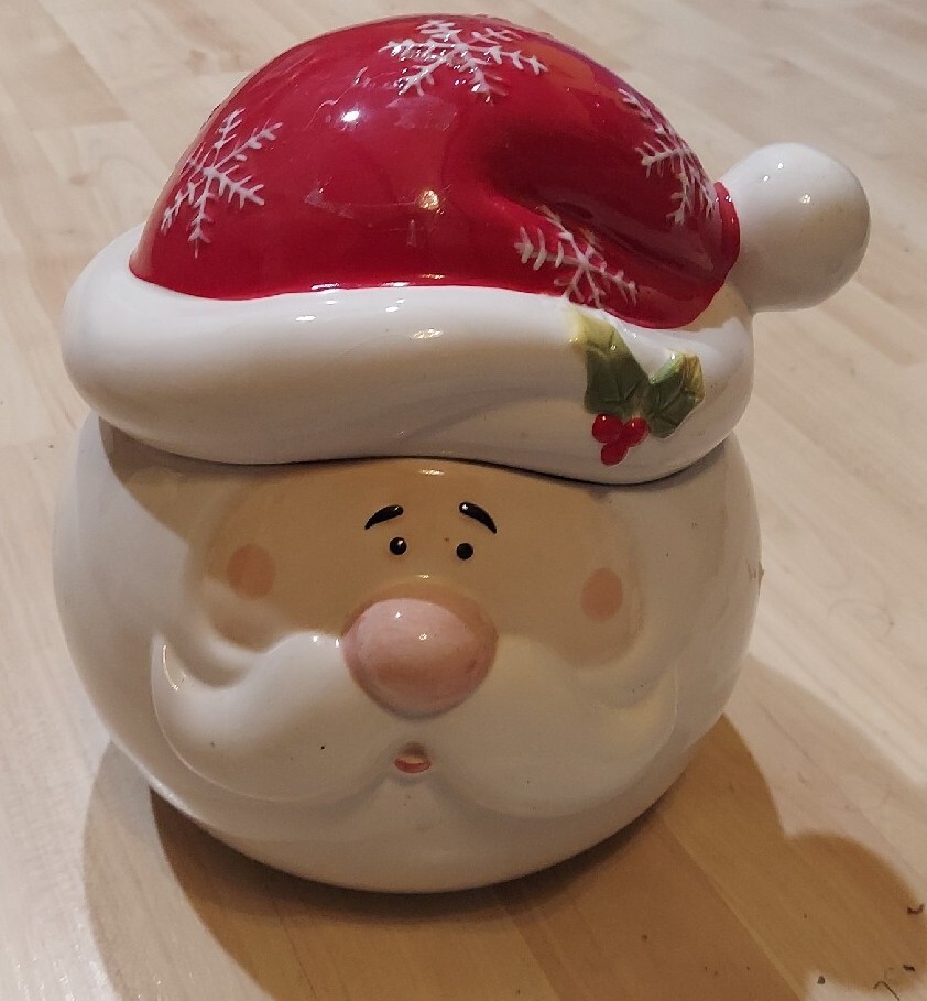 Harry & David Santa Cookie Jar. Approx. 10.5”x9”. | eBay