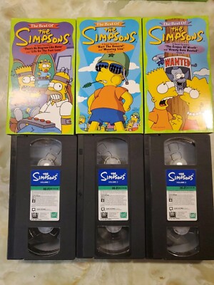 The Best of the Simpsons - Boxed Set 1 (VHS, 1997, 3-Tape