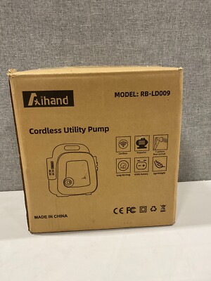 Portable Electric Utility Pump Cordless Utility Pump
