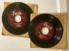 Parade 4507 & Parade 4509 - Bobby Powers - 2 diff EP 45 rpm Mr Sandman 1950s VG