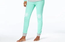 Jenni by Jennifer Moore 2 Pc PJ Bottoms w/ Mask Aqua UGH XXL - NWOT