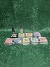 9 Tim Holtz Ranger Distress Embossing Distress Oxide Ink Pads w/Some Refills