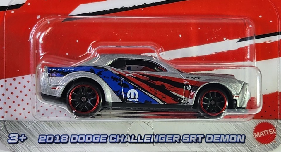 2024 Hot Wheels Stars & Stripes 2018 Dodge Challenger SRT Demon MOPAR