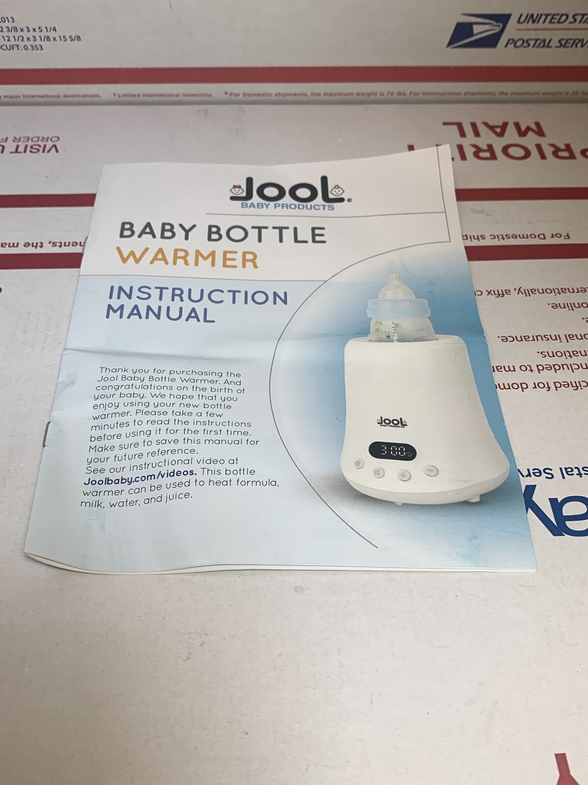 jool bottle warmer