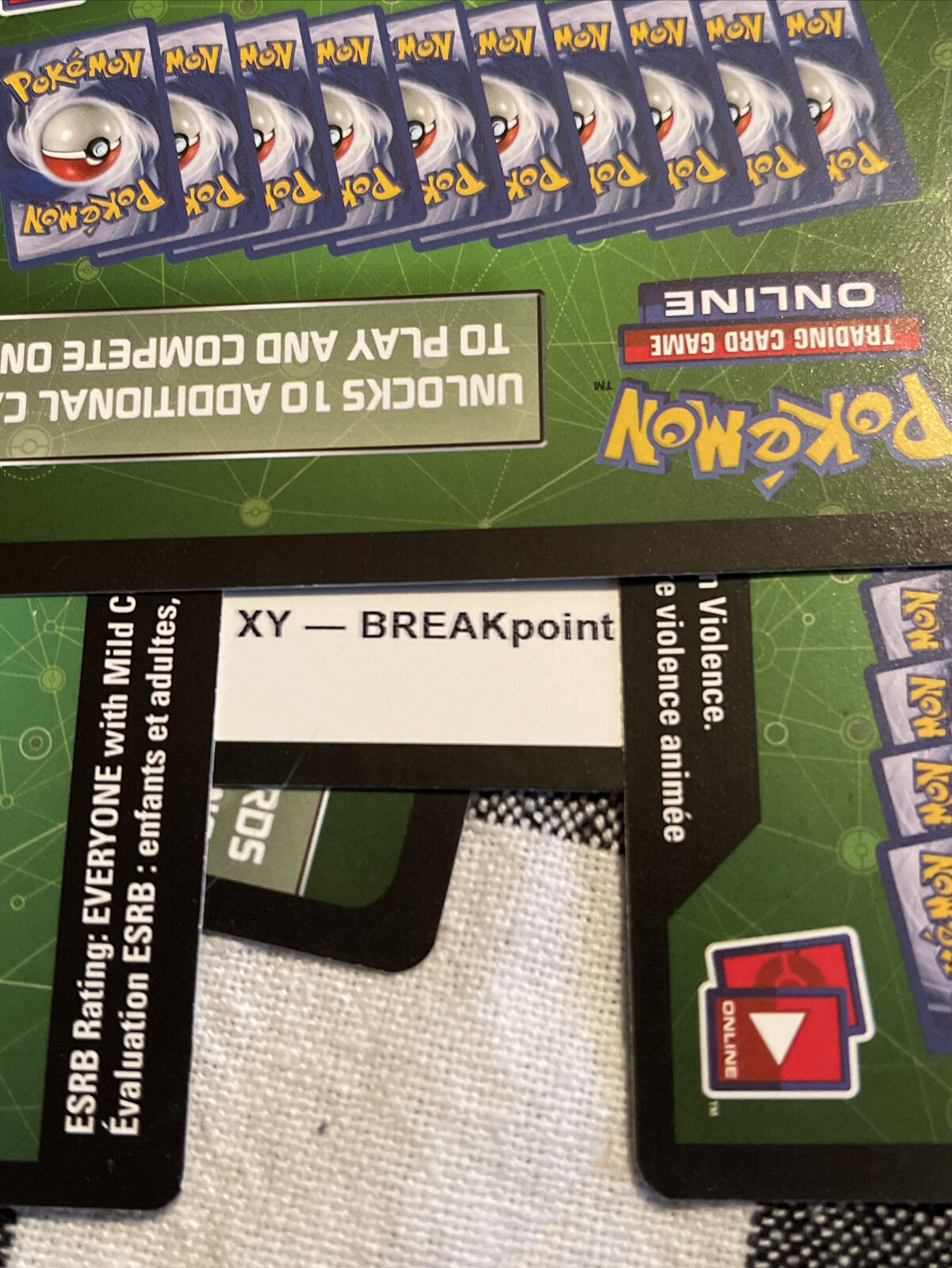 Pokemon XY BREAKpoint TCG online code card (12 count)