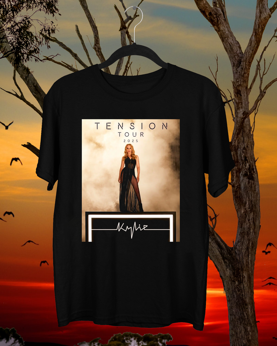 kylie minogue Tension Tourグッズ Kylie Minogue Tension Tour 2025 Unisex T-Shirt Size S-5XL | eBay
